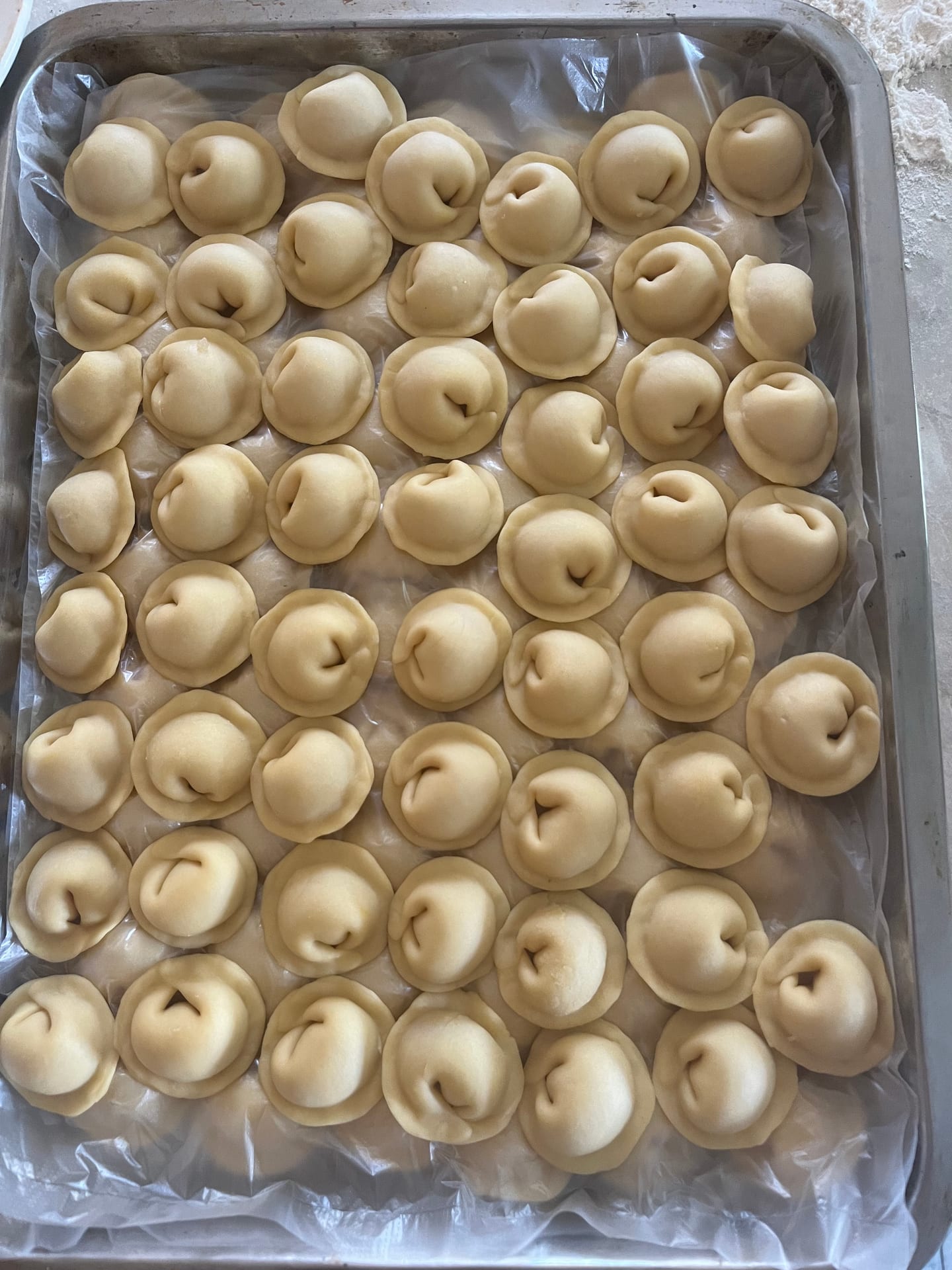 Пельмешки мясные ручной лепки